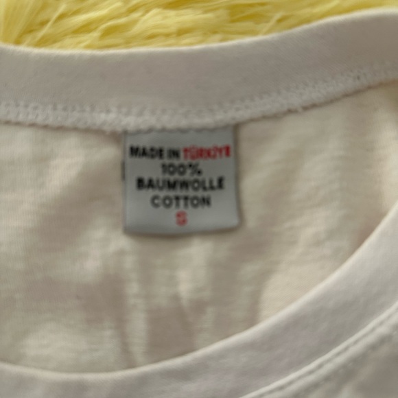 TURKEY T SHIRT NWOT SIZE SMALL GOLD METALLIC EMBROIDERY - Picture 5 of 5